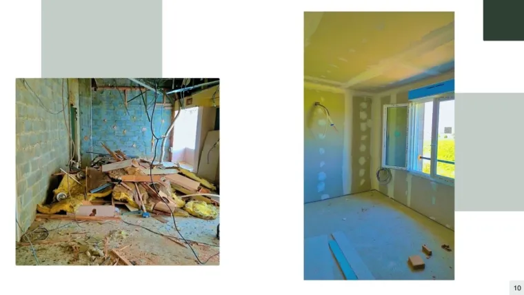 Rénovation intérieure d'une chambre à Valenciennes, Lille, ELLTAF BATIMENT